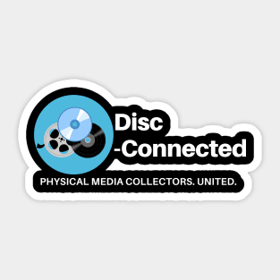 Disc Connected Logo Sticker